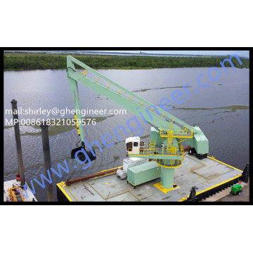 CCS ABS BV Floating Hydraulic Bulk Handling Crane 35T 40T